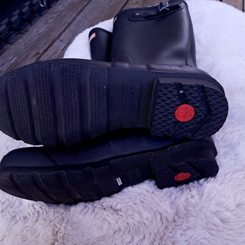 Hunter Boots Women's Size 10 Original Tall Matte Black Rain Boots EUC - Picture 13 of 13